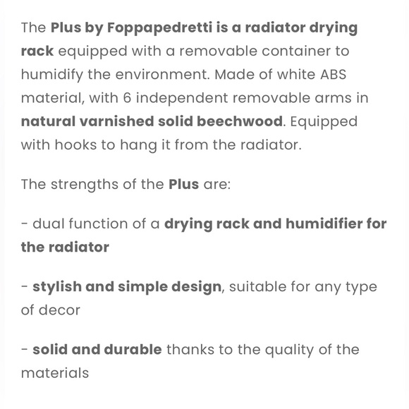 Foppapedretti Wall Mount Laundry Drying Rack Modern Minimal - Picture 10 of 10